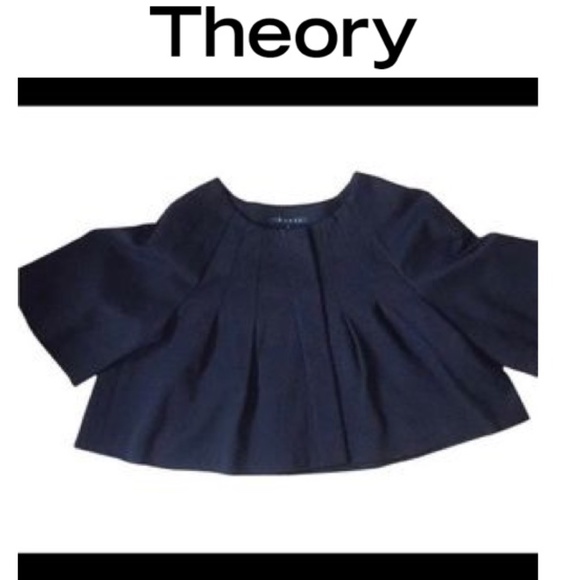 NWOT THEORY Cropped Bolero Jacket (P/S) - Picture 1 of 13